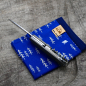 Preview: OLDCROSS - COMPACT - dark wash - fertig montiertes Taschenmesser - Titan Grade 5  (Ti 6AI 4V)  - 91mm